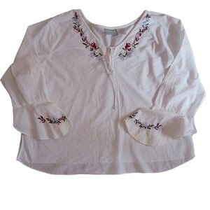 220 Hickory Cotton Scooped Neck Top